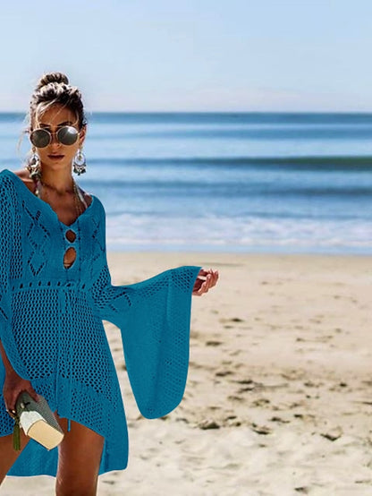 Womenâ€˜s Green Black Blue Long Sleeve Pure Color Lace up Winter Fall Autumn Crew Neck Hot Winter Dress Fall Dress Loose Fit One-Size - LuckyFash™