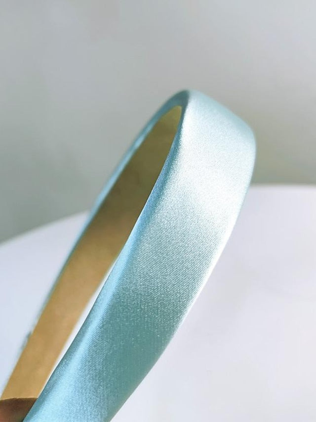 Women's Girls' Headbands Headband For Daily Fabric 15A Satin Black 3A Satin Nude Apricot 2A Satin Champagne - LuckyFash™