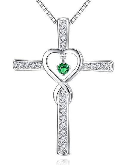 Women's necklace Chic & Modern Street Heart Necklaces / Red / Green / Purple / Fall / Winter - LuckyFash™