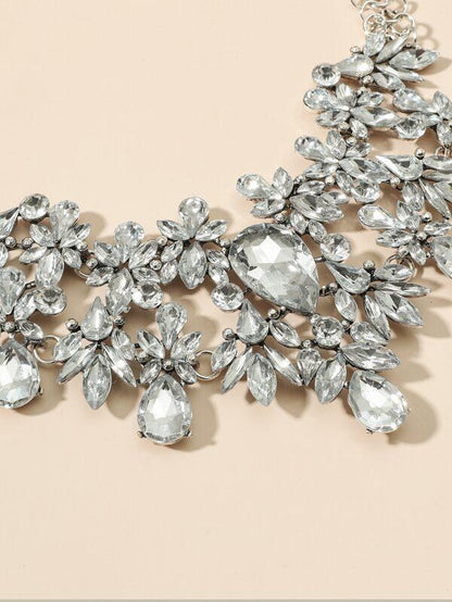 Water-drop Rhinestone Necklace - LuckyFash™