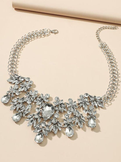 Water-drop Rhinestone Necklace - LuckyFash™