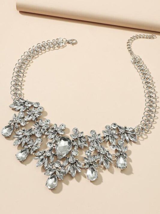 Water-drop Rhinestone Necklace - LuckyFash™