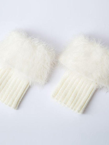 Leg Warmers Boot Cuffs Work Daily Solid Color Acrylic Fibers Basic Classic Warm 1 Pair for Women - LuckyFash™