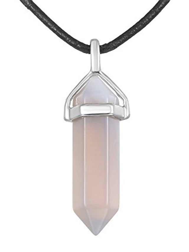 Pendant Necklace For Women's Turquoise Crystal Party Casual Daily Synthetic Gemstones Crystal Turquoise Black - LuckyFash™