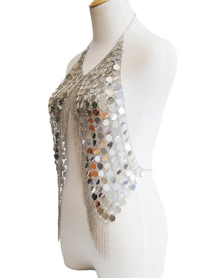 Metallic Fashion Women's Body Jewelry For Bikini Alloy Silver Gold - LuckyFash™