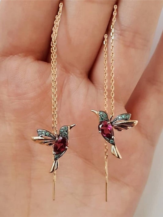 Women's Earrings Chic & Modern Street Bird Earring / Red / Blue / Fall / Winter / Spring - LuckyFash™