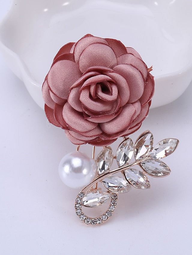 Women's Brooches Chic & Modern Street Flower Brooch / Blue / Purple / Pink / Fall / Winter - LuckyFash™