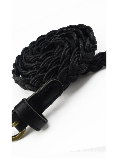 Women's Skinny Belt Party Street Dailywear Daily Black White Belt Pure Color Fabric Brown  Fall Winter Spring - LuckyFash™