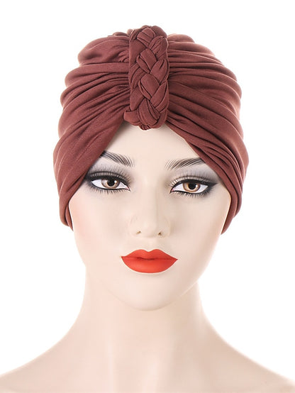 Vintage Inner Turban Hat Fashion Female Bandana Headband Women's Hair Cover Cap Ladies Head Wraps - LuckyFash™