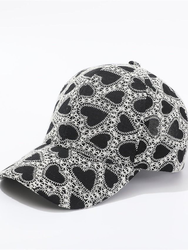 New Women's Hats Embroidery Love Caps Fashion Solid Baseball Cap Spring Summer Sun Hat - LuckyFash™