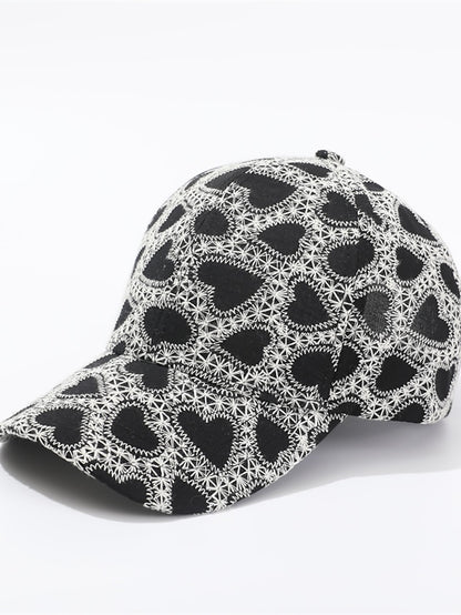 New Women's Hats Embroidery Love Caps Fashion Solid Baseball Cap Spring Summer Sun Hat - LuckyFash™