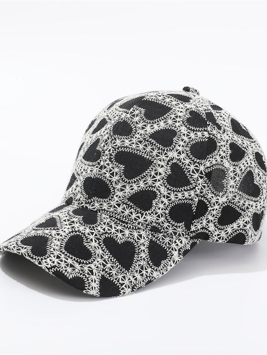 New Women's Hats Embroidery Love Caps Fashion Solid Baseball Cap Spring Summer Sun Hat - LuckyFash™