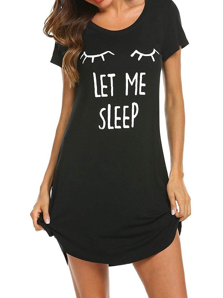 Women Print Pajama Dress - LuckyFash™