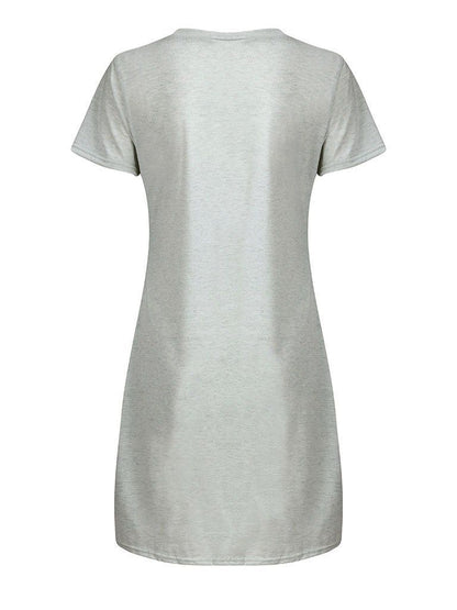 Women Print Pajama Dress - LuckyFash™