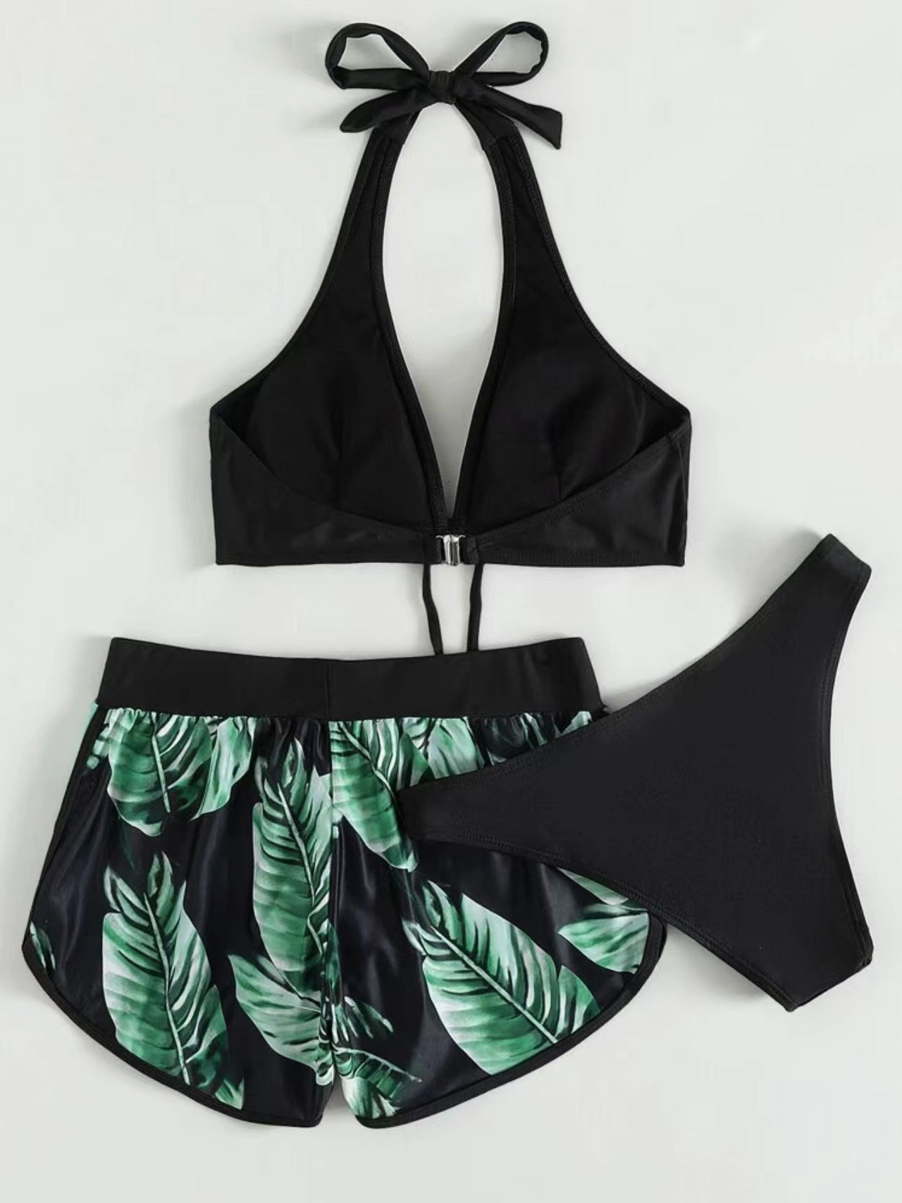 Women's Bikinis Ruffle Print Shorts Swimsuit Bikini Set - LuckyFash™