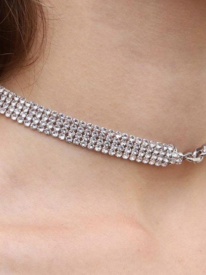 Women's brass choker necklaces - LuckyFash™
