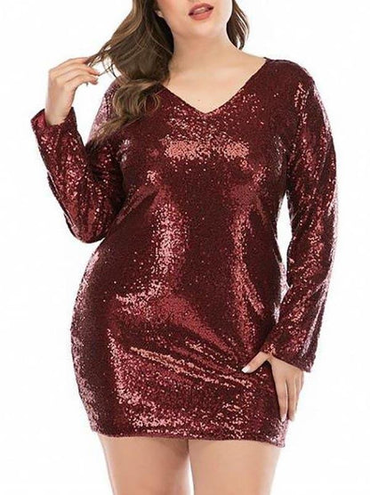 Women's Equined Buttock Dress - LuckyFash™