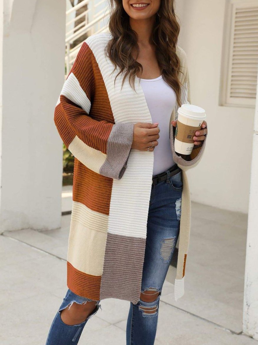 Women's Fashion Long Sleeve Plus Size knitted Sweater - LuckyFash™