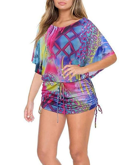 Women's Fashion Temperament Hedging Round Neck Dress - LuckyFash™