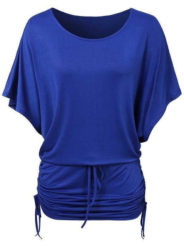 Women's Fashion Temperament Hedging Round Neck Dress - LuckyFash™