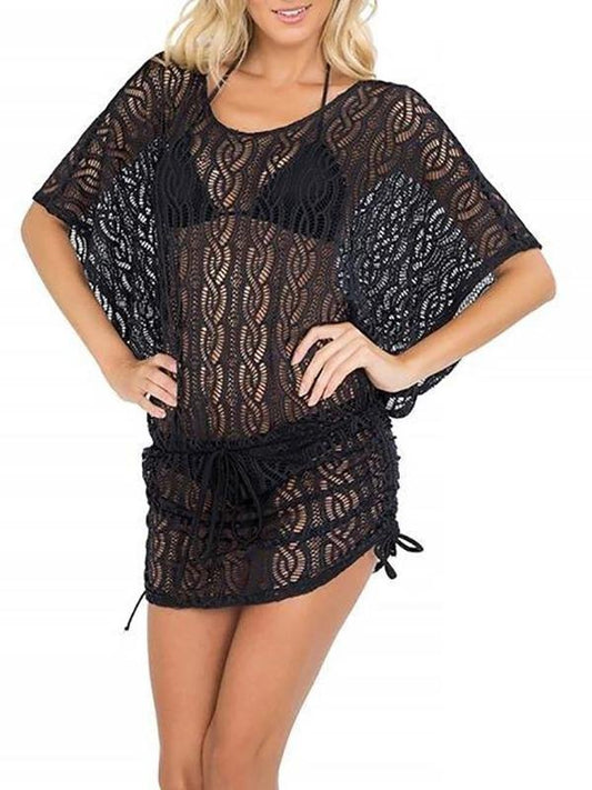 Women's Fashion Temperament Hedging Round Neck Dress - LuckyFash™