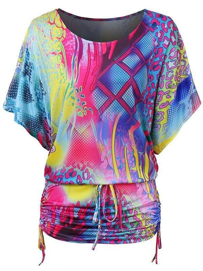 Women's Fashion Temperament Hedging Round Neck Dress - LuckyFash™