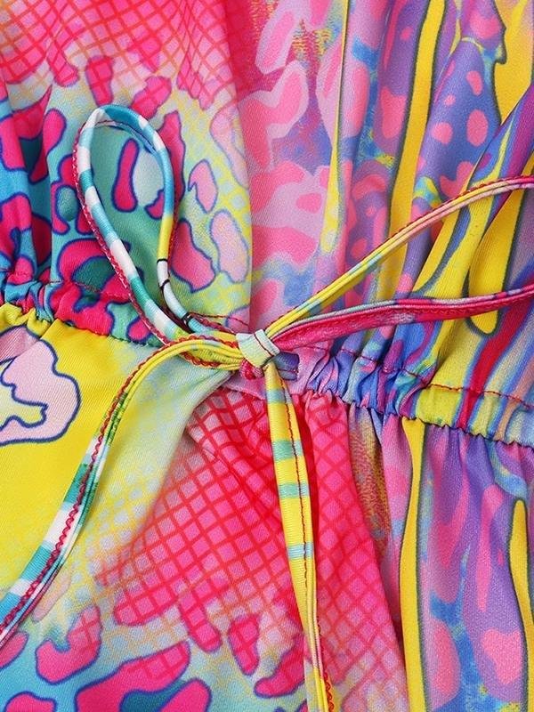 Women's Fashion Temperament Hedging Round Neck Dress - LuckyFash™