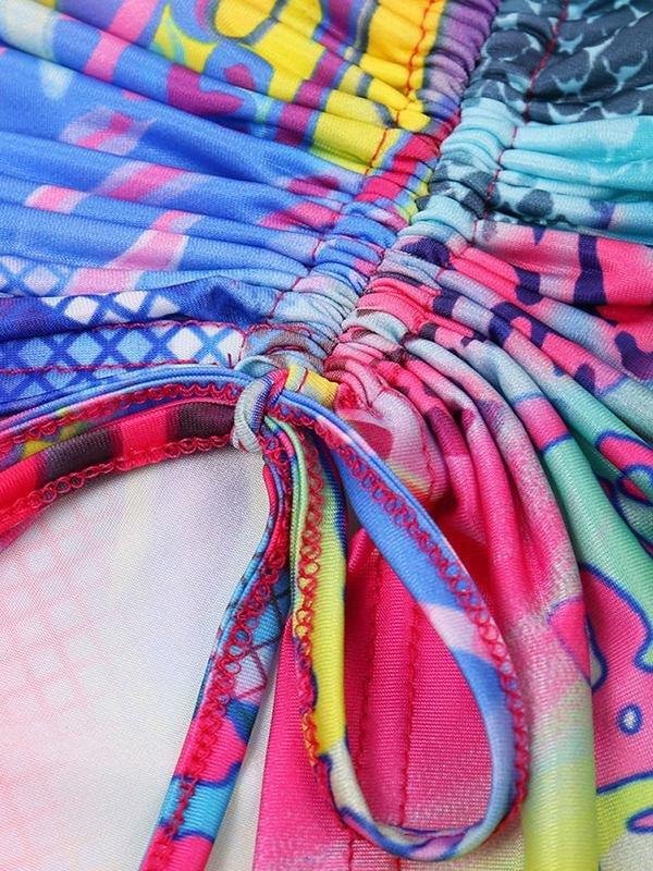 Women's Fashion Temperament Hedging Round Neck Dress - LuckyFash™