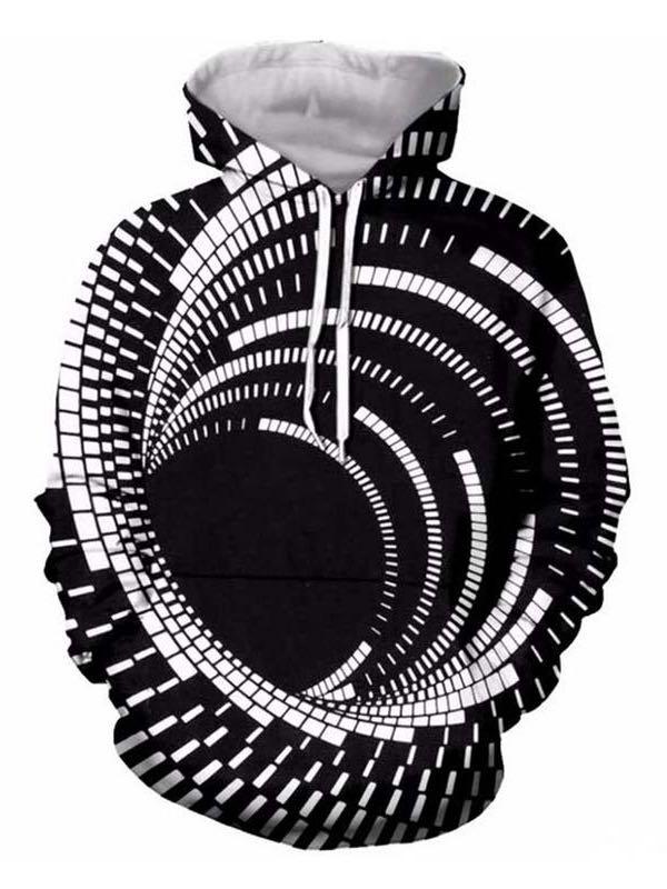 Women's Fashionable 3D Graphic Print Oversize Hoodie - LuckyFash™