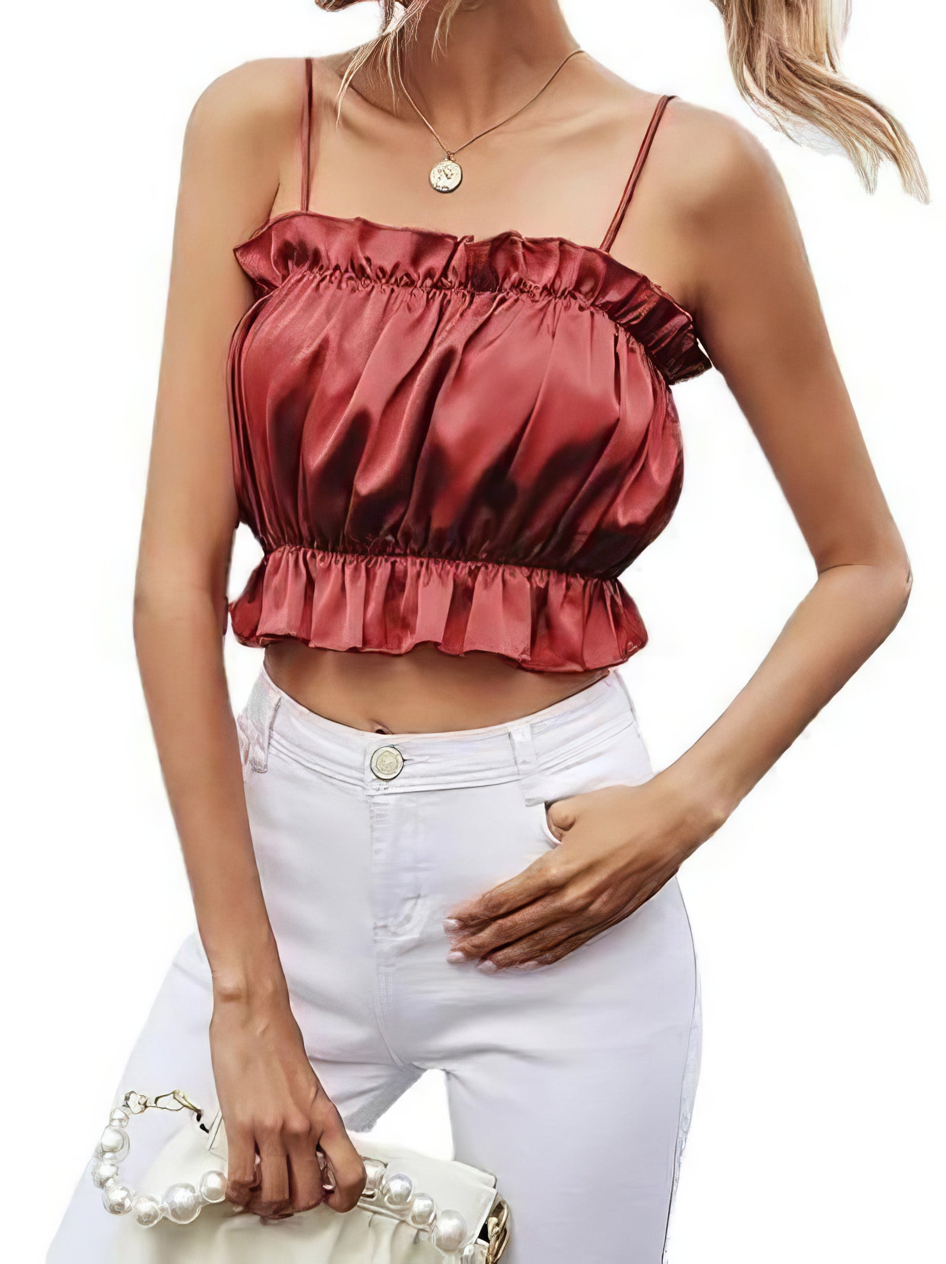 Women's Floral Off Shoulder  Camisole Tops - LuckyFash™