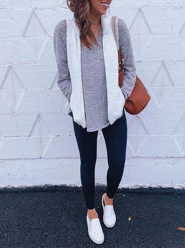 Women's Fluffy Vest Coat - LuckyFash™