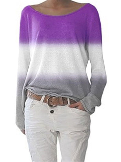 Women's Gradient Loose Long Sleeves - LuckyFash™