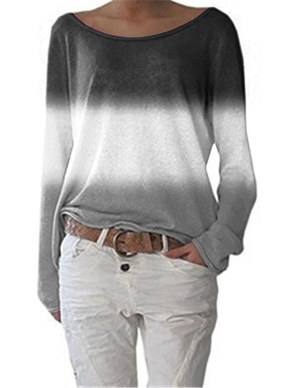 Women's Gradient Loose Long Sleeves - LuckyFash™