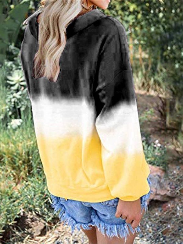 Women's Gradient V-neck T-shirt - LuckyFash™