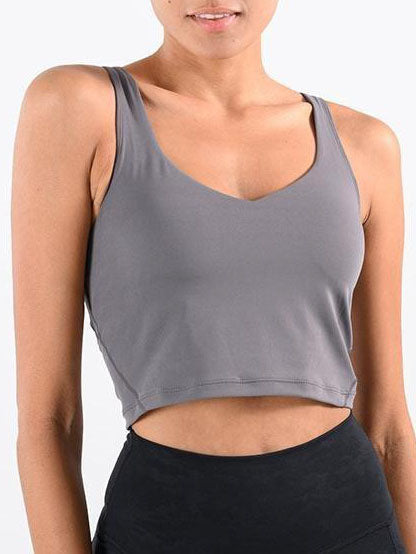 Women's Gym Fitness wear Sleeveless Sports Bra - LuckyFash™