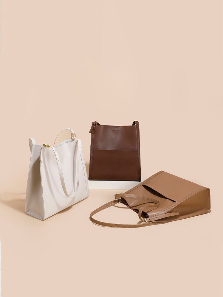 Women's Handbags Commuter Solid Leather Underarm Shoulder Bag - LuckyFash™