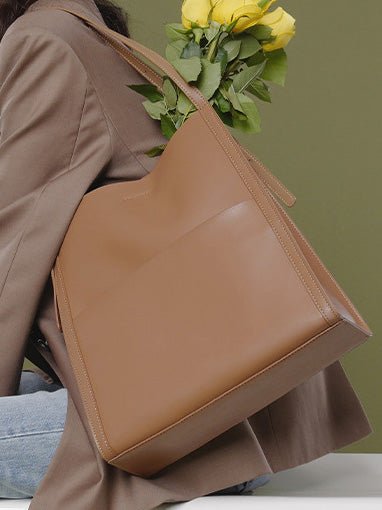 Women's Handbags Commuter Solid Leather Underarm Shoulder Bag - LuckyFash™