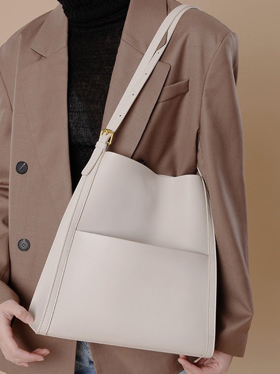 Women's Handbags Commuter Solid Leather Underarm Shoulder Bag - LuckyFash™