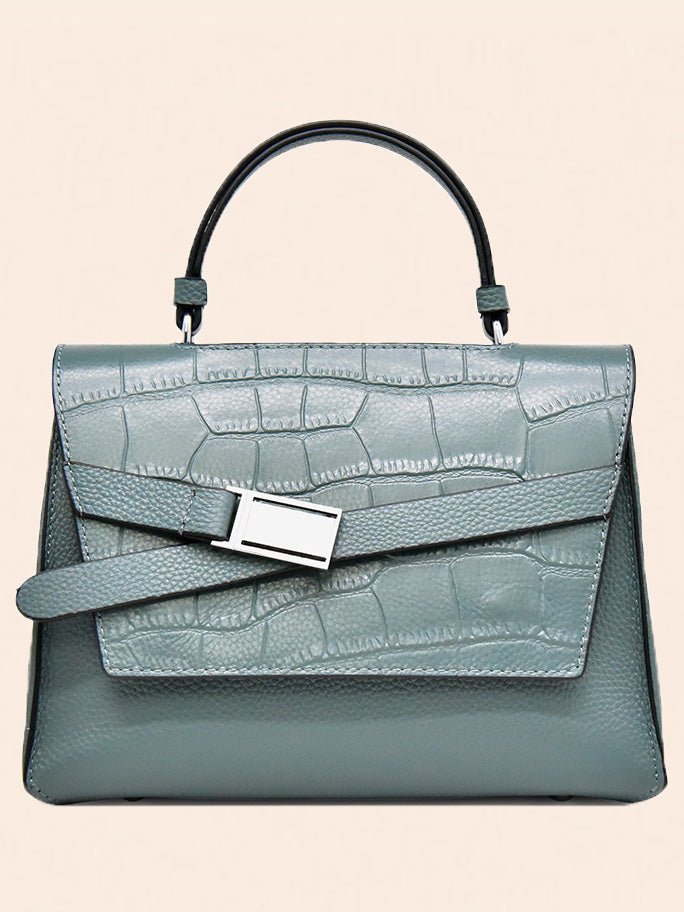 Women's Handbags Crocodile-Print Leather Portable Light Crossbody Bag - LuckyFash™