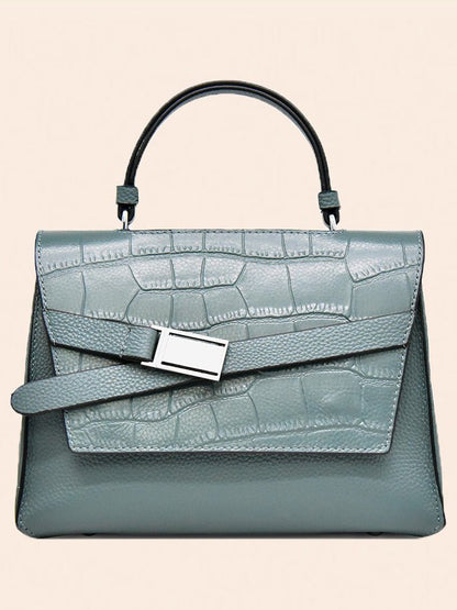 Women's Handbags Crocodile-Print Leather Portable Light Crossbody Bag - LuckyFash™