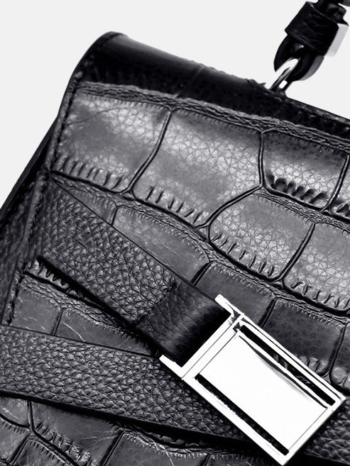 Women's Handbags Crocodile-Print Leather Portable Light Crossbody Bag - LuckyFash™