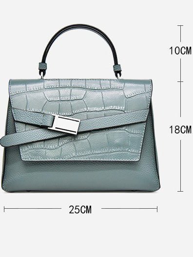Women's Handbags Crocodile-Print Leather Portable Light Crossbody Bag - LuckyFash™