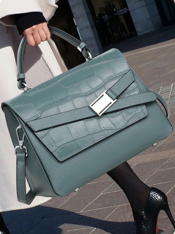 Women's Handbags Crocodile-Print Leather Portable Light Crossbody Bag - LuckyFash™