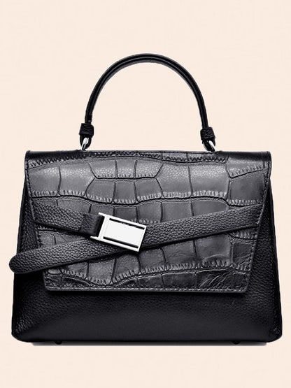 Women's Handbags Crocodile-Print Leather Portable Light Crossbody Bag - LuckyFash™