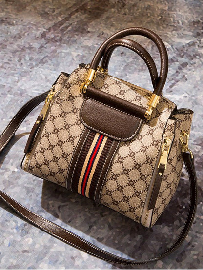 Women's Handbags Fashion Print Zip Tote Crossbody Bag - LuckyFash™