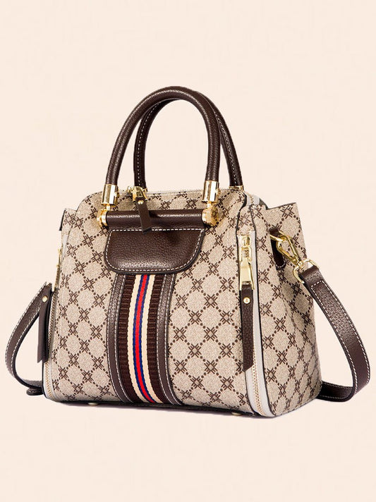 Women's Handbags Fashion Print Zip Tote Crossbody Bag - LuckyFash™