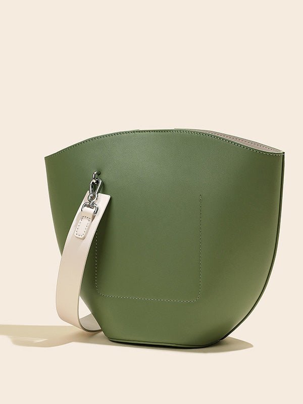Women's Handbags Fashion Simple Leather Crossbody Bucket Bag - LuckyFash™