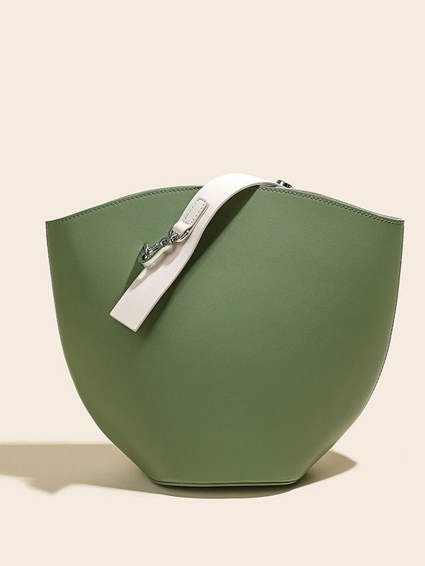 Women's Handbags Fashion Simple Leather Crossbody Bucket Bag - LuckyFash™