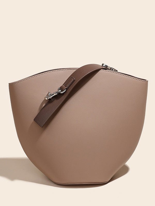 Women's Handbags Fashion Simple Leather Crossbody Bucket Bag - LuckyFash™