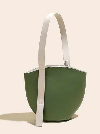 Women's Handbags Fashion Simple Leather Crossbody Bucket Bag - LuckyFash™